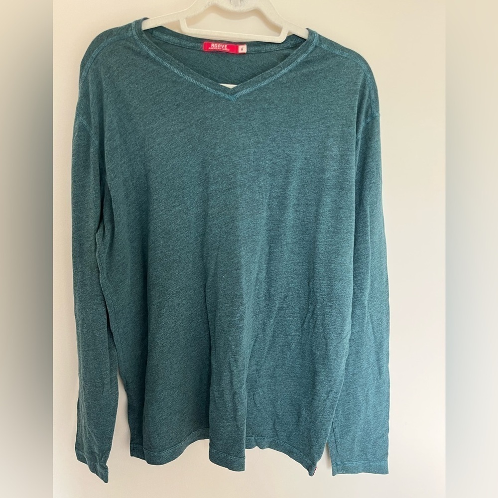 Agave Men’s Long Sleeve T-shirt Green XL